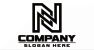 Black Letter N Logo