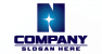 Blue Letter N Logo
