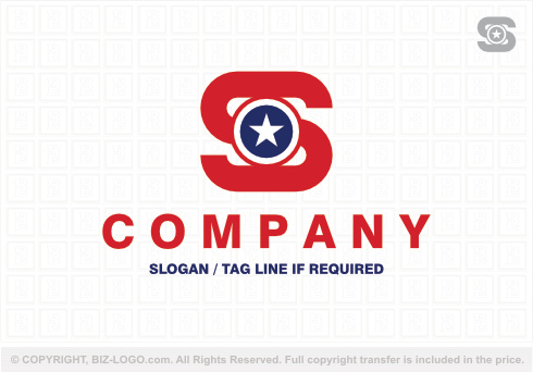 Logo 9058: Big Star Letter S Logo
