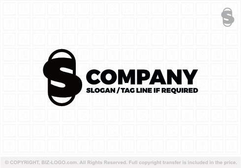 Logo 9059: Black Letter S Logo