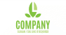Green Plant Letter  Logo