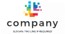 Colorful Pixel Letter L Logo