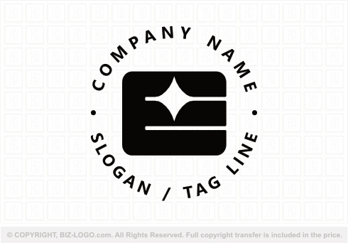 Logo 9133: Black Diamond Letter E Logo
