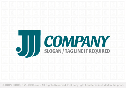 Logo 9040: Pillar Letter J Or M Logo
