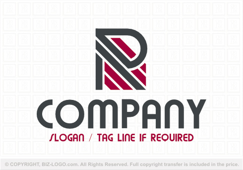 Logo 8937: Unique Letter R Logo