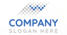 Pixel Blue Letter W Logo
