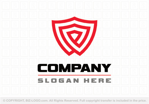 9210: Creative Shield Letter W Logo
