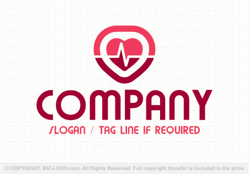 Logo 8765: Heart Beat Medical Logo