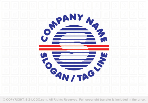 Logo 9321: Blue And Red Letter S Logo
