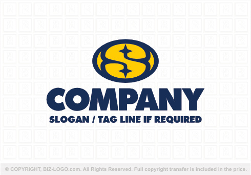 Logo 9327: Yellow Letter S Logo