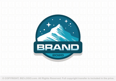 Logo 9244: Starry Mountain Logo