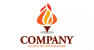 Burning Tree/Plant Logo