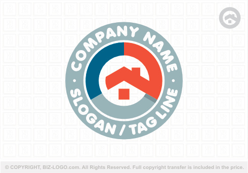 Logo 9098: Badge Real Estate Logo