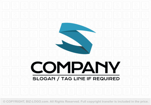 Logo 9393: Swoosh Letter S