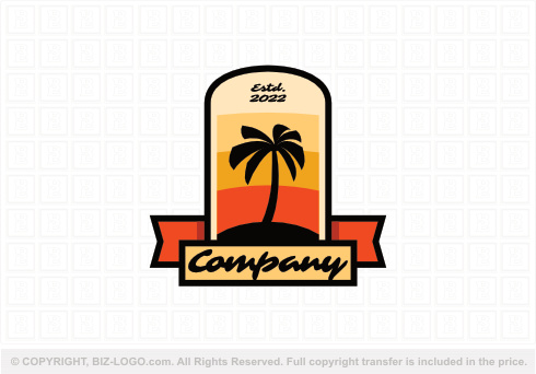 Logo 9256: The Palm Tree Logo