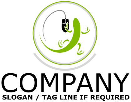 Logo 1863: Computer Lizard Logo
