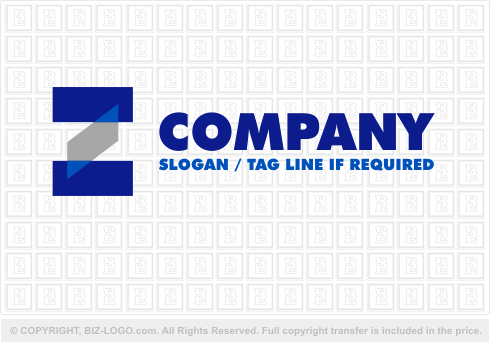Logo 2268: Letter Z Logo with Transparency