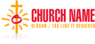 Fun Cross and Sun Logo<br>Watermark will be removed in final logo.