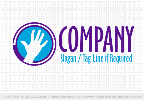 Logo 1111: Human Hand Logo