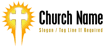 Bold Cross and Sun Logo<br>Watermark will be removed in final logo.