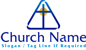 Cross Inside a Triangle Logo<br>Watermark will be removed in final logo.