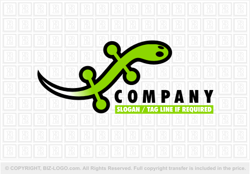 Logo 1899: Simple Lizard Logo