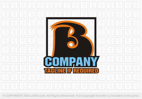 Logo 602: Fat Letter B Logo