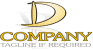 Gold Letter D Logo