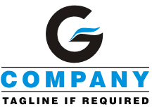Logo 833: Letter G Wave Logo