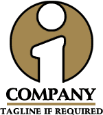 Logo 1075: Brown Letter I Logo