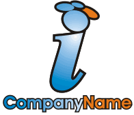 Logo 1082: Shiny Letter I Logo