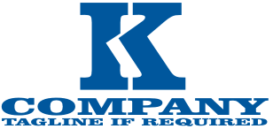Logo 1218: Blue Letter K Logo