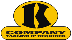 Logo 1221: Letter K Badge Logo