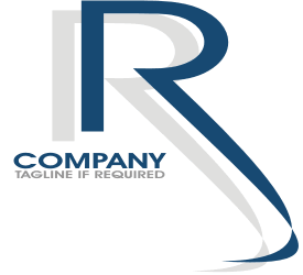 Logo 1464: Letter R Ribbon Logo