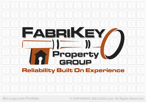 House Keyhole Property Logo