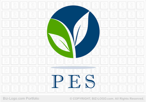 Two Color Leaf Logo