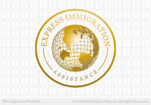 Wire Frame Globe Logo