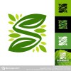 Leaf Letter S Logo
