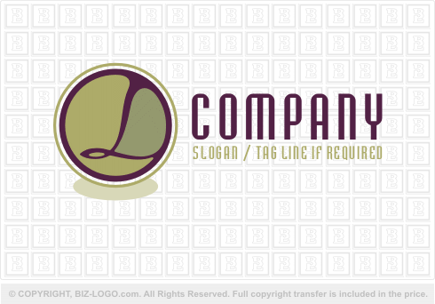 Logo 1245: Elegant L Logo