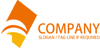 Orange Swoosh Logo