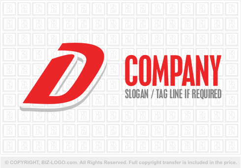 Logo 654: Big Red D Logo