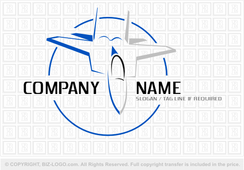 Logo 464: Fighter Jet Logo