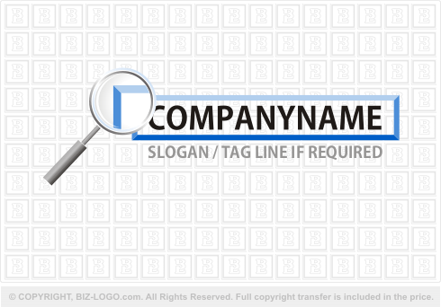 Logo 520: Magnifying Glass Logo