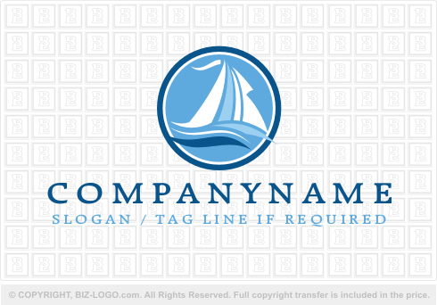 Logo 2004: Blue Sailboat Logo