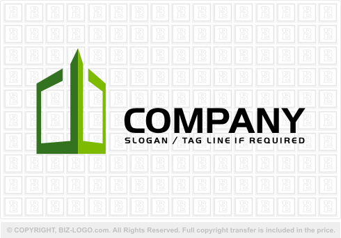 Logo 61: Green Building Logo