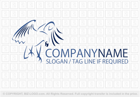 Logo 1818: Elegant Eagle Logo