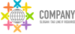 Globe People Logo<br>Watermark will be removed in final logo.