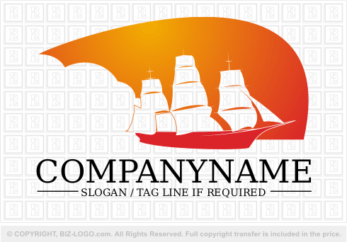 Logo 396: Sailing Ship Logo