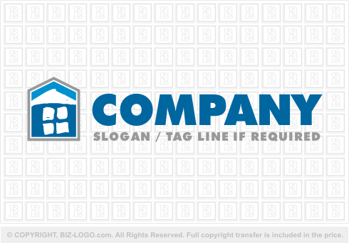 Logo 933: Hand-Drawn House Logo