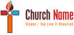 Cross and Flame Logo
